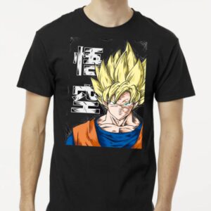 ANIME 2A Playera Negra 100% Algodón de Alta Calidad e impresionante estampado.