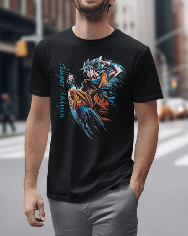 Playera Negra 100% Algodón de Alta Calidad e impresionante estampado.