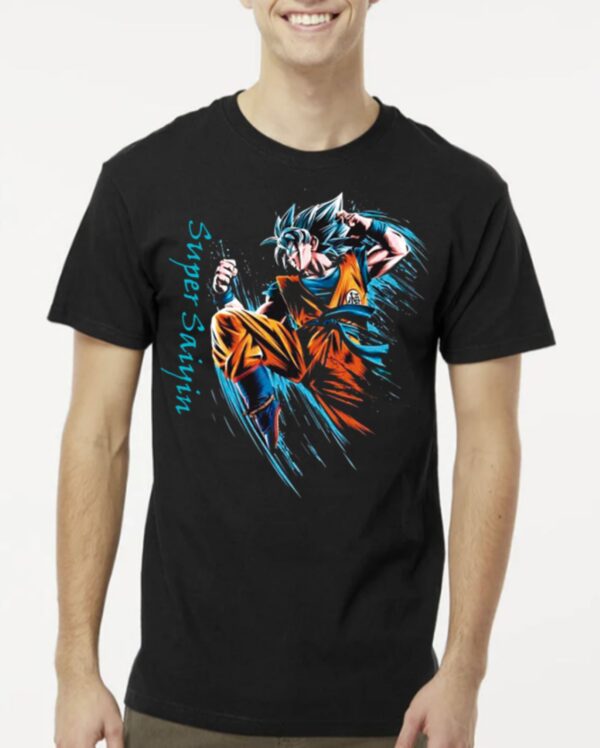 Playera Negra 100% Algodón de Alta Calidad e impresionante estampado.