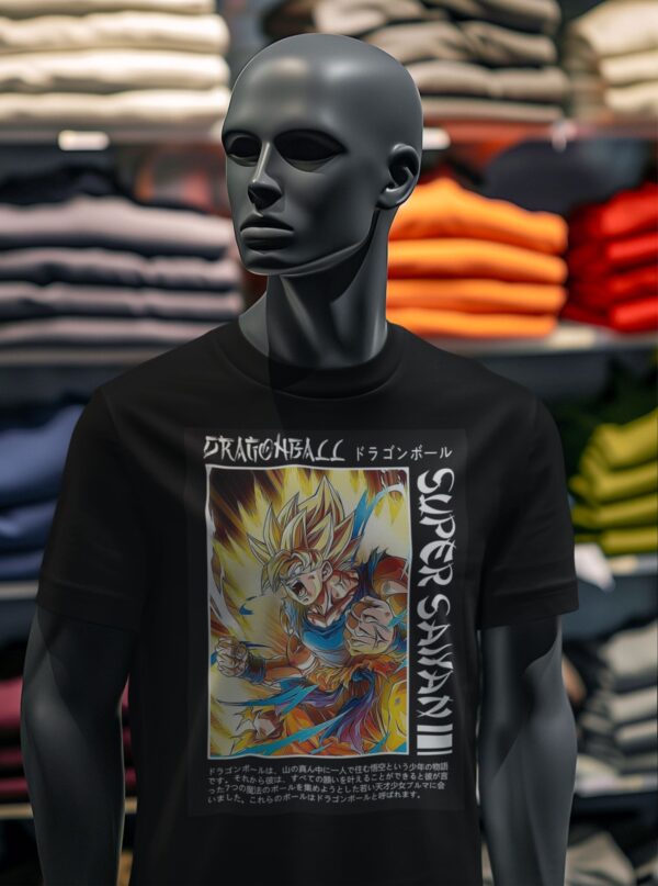 Playera Negra 100% Algodón de Alta Calidad e impresionante estampado.