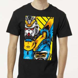 ANIME 6A Playera Negra 100% Algodón de Alta Calidad e impresionante estampado.