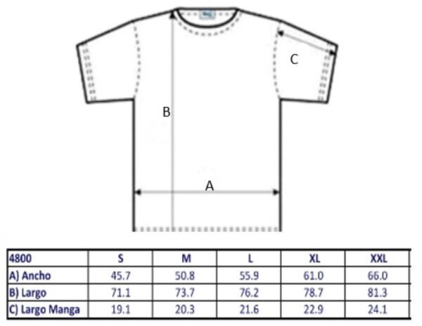 Playera 100% Algodón de Alta Calidad en Modernos Colores con Impresionante Estampado.