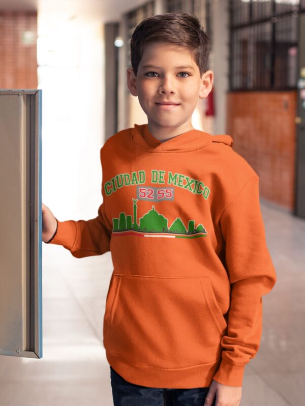 Sudadera Unisex Junior, afelpada con capucha.