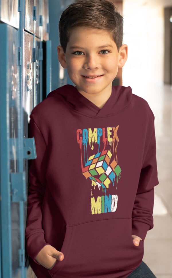 Sudadera Unisex Junior, afelpada con capucha.