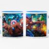 AVENGERS 5 DOBLE Tazas de Cerámica con fabulosos impresos llenos de personalidad. ¡Ideal para regalar o consentirte a ti mismo con algo bonito y funcional!