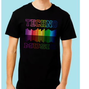 HOMBRE AZUL 10 Playera Negra 100% Algodón de Alta Calidad e impresionante estampado.