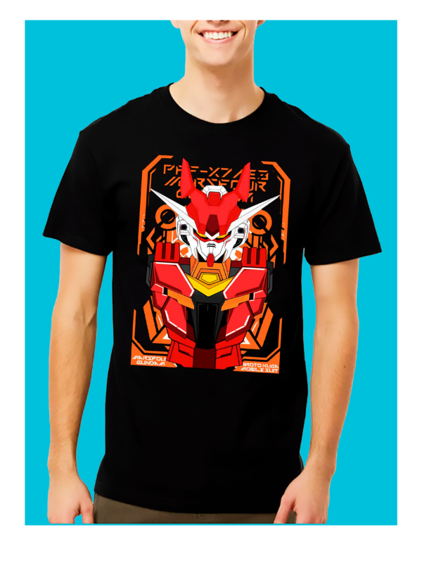 Playera Negra 100% Algodón de Alta Calidad e impresionante estampado.