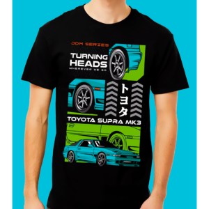 HOMBRE AZUL 11 Playera Negra 100% Algodón de Alta Calidad e impresionante estampado.