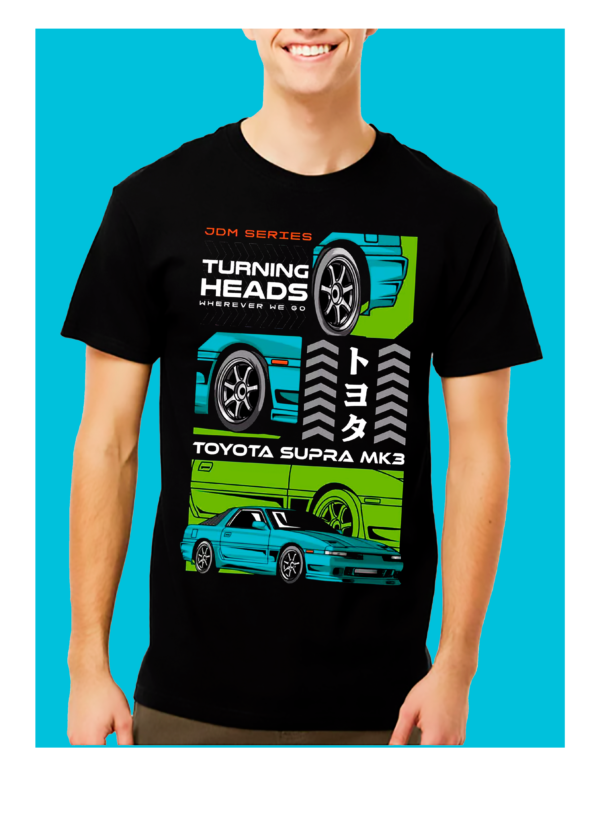 HOMBRE AZUL 11 Playera Negra 100% Algodón de Alta Calidad e impresionante estampado.