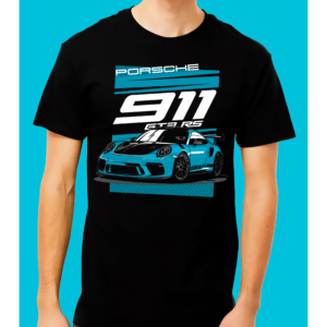 HOMBRE AZUL 12 Playera Negra 100% Algodón de Alta Calidad e impresionante estampado.