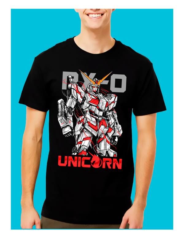 Playera Negra 100% Algodón de Alta Calidad e impresionante estampado.