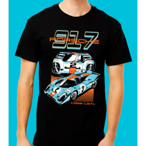 HOMBRE AZUL 14 Playera Negra 100% Algodón de Alta Calidad e impresionante estampado.