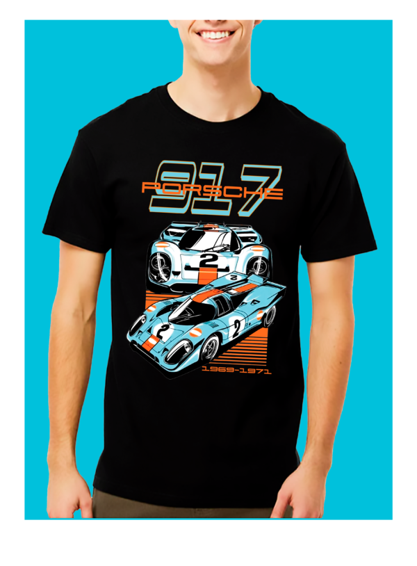 Playera Negra 100% Algodón de Alta Calidad e impresionante estampado.