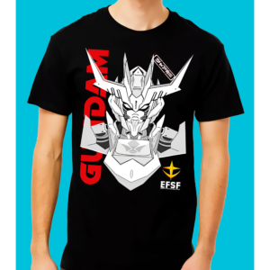 Playera Negra 100% Algodón de Alta Calidad e impresionante estampado.