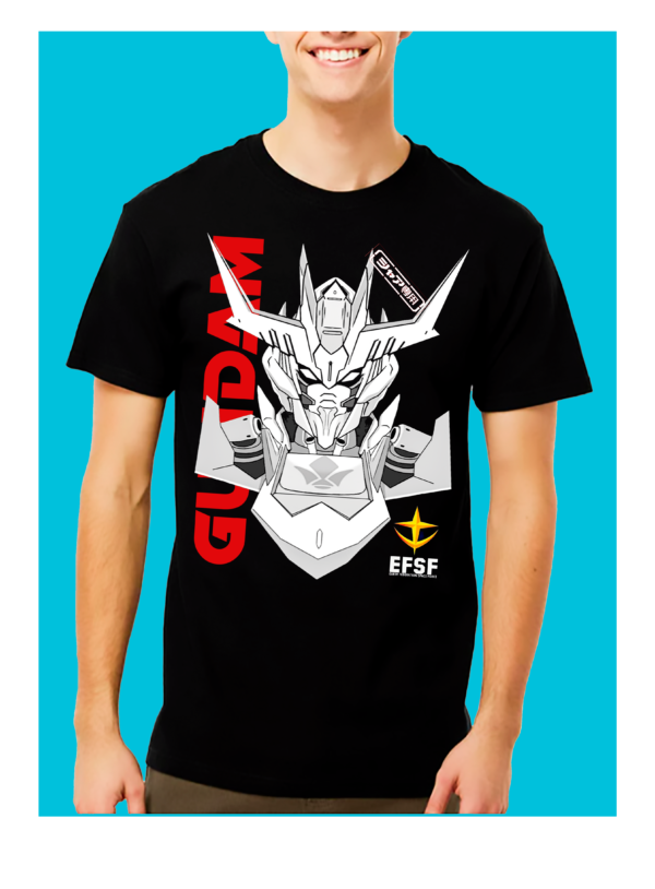 Playera Negra 100% Algodón de Alta Calidad e impresionante estampado.