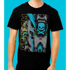 Playera Negra 100% Algodón de Alta Calidad e impresionante estampado.