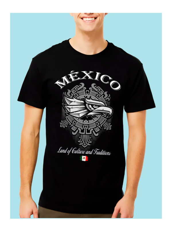 HOMBRE AZUL 2 Playera Negra 100% Algodón de Alta Calidad e impresionante estampado.