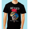 HOMBRE AZUL 4 Playera Negra 100% Algodón de Alta Calidad e impresionante estampado.