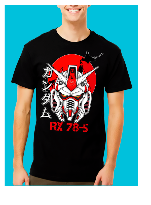 HOMBRE AZUL 4 Playera Negra 100% Algodón de Alta Calidad e impresionante estampado.