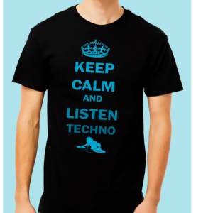 HOMBRE AZUL 5 Playera Negra 100% Algodón de Alta Calidad e impresionante estampado.