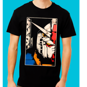 HOMBRE AZUL 5 Playera Negra 100% Algodón de Alta Calidad e impresionante estampado.