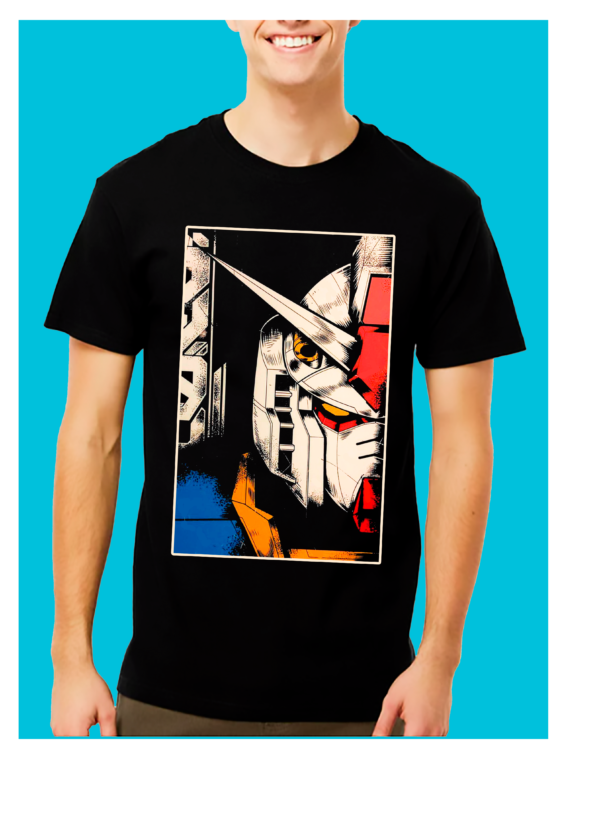 Playera Negra 100% Algodón de Alta Calidad e impresionante estampado.