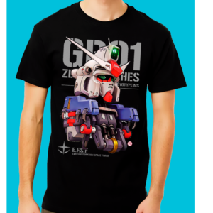 HOMBRE AZUL 6 Playera Negra 100% Algodón de Alta Calidad e impresionante estampado.