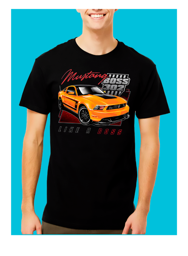 Playera Negra 100% Algodón de Alta Calidad e impresionante estampado.