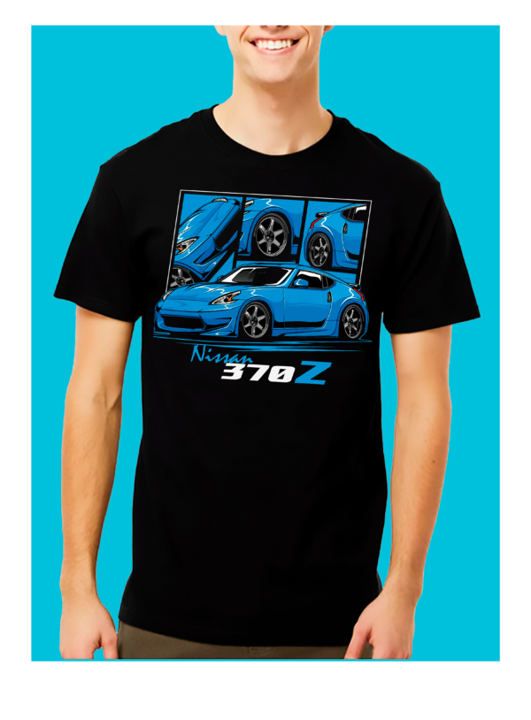 Playera Negra 100% Algodón de Alta Calidad e impresionante estampado.