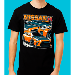 Playera Negra 100% Algodón de Alta Calidad e impresionante estampado.