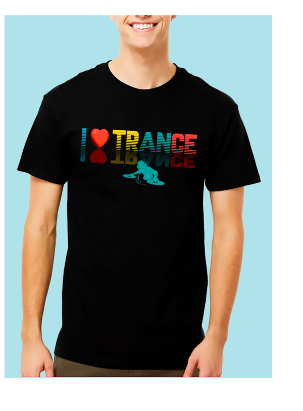 HOMBRE AZUL ILT 1 Playera Negra 100% Algodón de Alta Calidad e impresionante estampado.