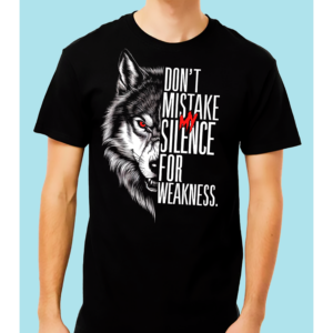 Playera Negra 100% Algodón Peinado de Alta Calidad e impresionante estampado.