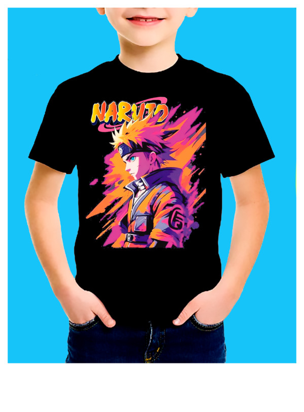 Playera Junior Unisex Color Negro 100% Algodón de Alta Calidad e impresionante estampado.