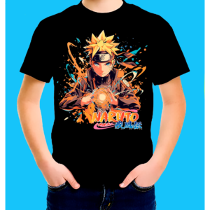 NIÑO 2 3 Playera Junior Unisex Color Negro 100% Algodón de Alta Calidad e impresionante estampado.