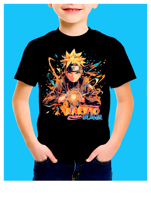 NIÑO 2 3 Playera Junior Unisex Color Negro 100% Algodón de Alta Calidad e impresionante estampado.
