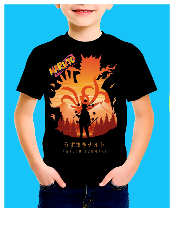 NIÑO 2 6 Playera Junior Unisex Color Negro 100% Algodón de Alta Calidad e impresionante estampado.