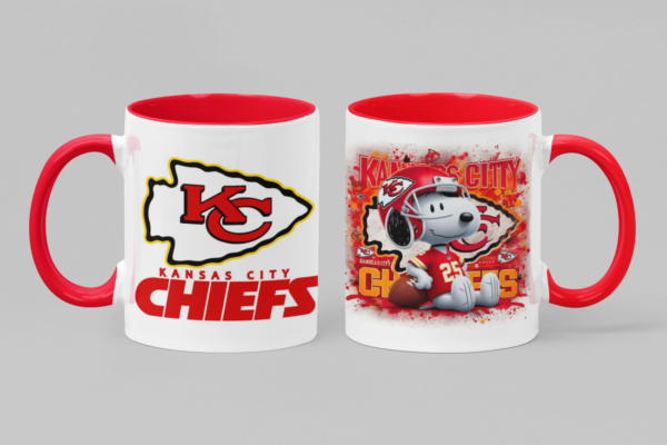 Tazas de Cerámica con fabulosos impresos de tu equipo favorito de la NFL.