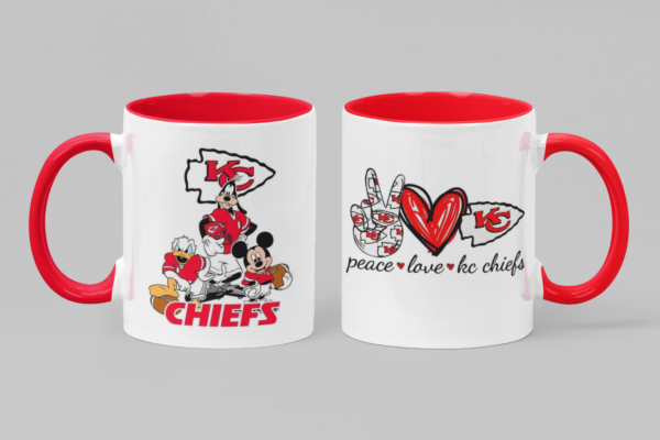 Tazas de Cerámica con fabulosos impresos de tu equipo favorito de la NFL.