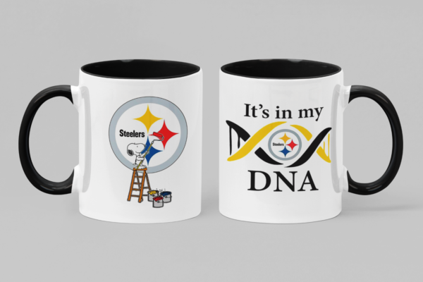 Tazas de Cerámica con fabulosos impresos de tu equipo favorito de la NFL.