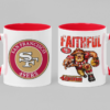 TAZA 2 Tazas de Cerámica con fabulosos impresos de tu equipo favorito de la NFL.