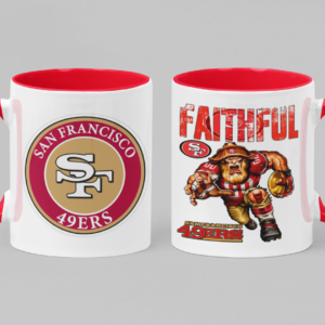 TAZA 2 Tazas de Cerámica con fabulosos impresos de tu equipo favorito de la NFL.