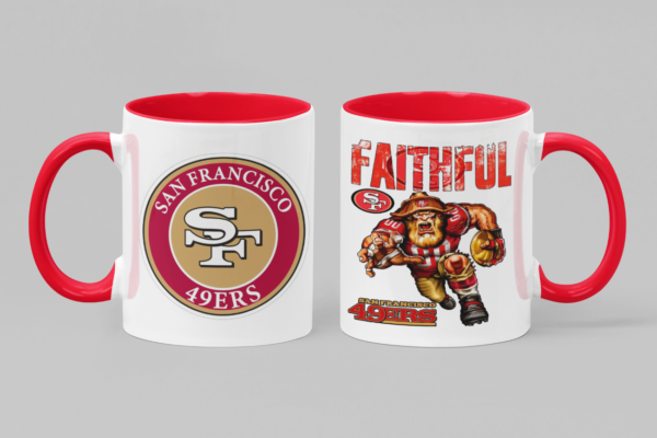 TAZA 2 Tazas de Cerámica con fabulosos impresos de tu equipo favorito de la NFL.