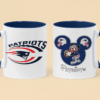 TAZA 22 Tazas de Cerámica con fabulosos impresos de tu equipo favorito de la NFL.