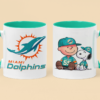 Tazas de Cerámica con fabulosos impresos de tu equipo favorito de la NFL.