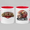 Tazas de Cerámica con fabulosos impresos de tu equipo favorito de la NFL.