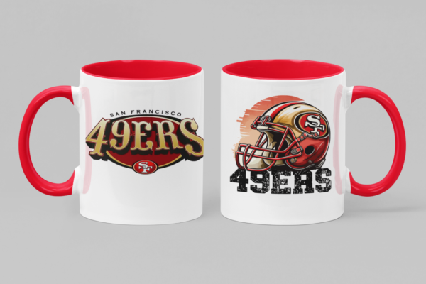 Tazas de Cerámica con fabulosos impresos de tu equipo favorito de la NFL.