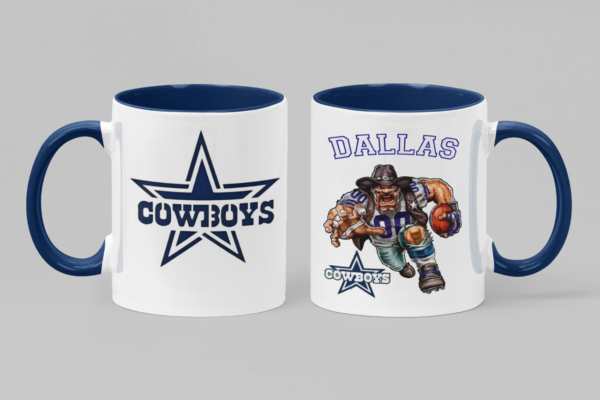 TAZA 5 Tazas de Cerámica con fabulosos impresos de tu equipo favorito de la NFL.