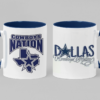 Tazas de Cerámica con fabulosos impresos de tu equipo favorito de la NFL.