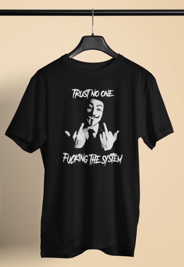 Playera Negra 100% Algodón de Alta Calidad e impresionante estampado.