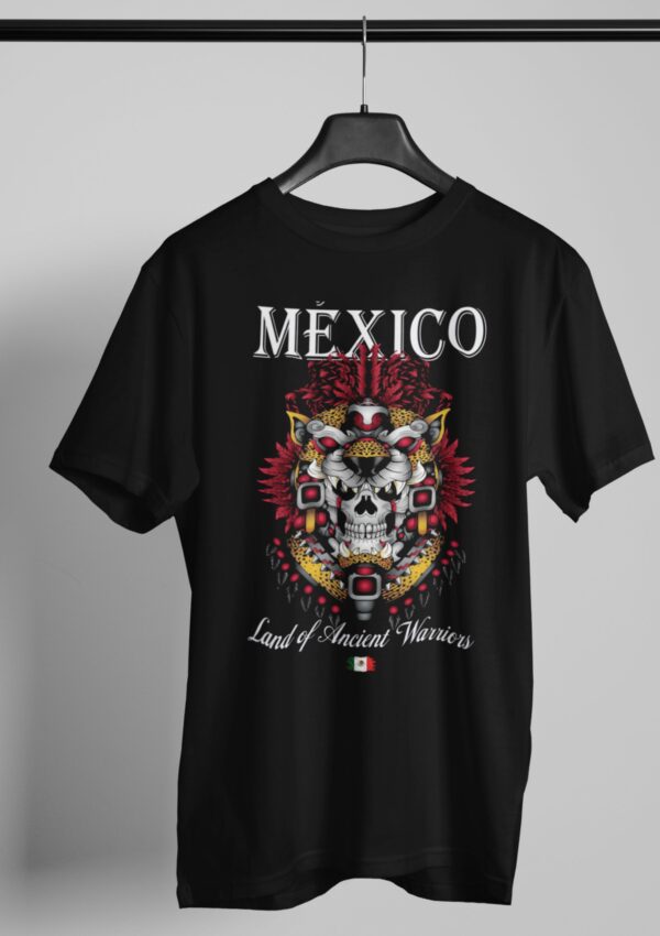 Playera Negra 100% Algodón de Alta Calidad e impresionante estampado.